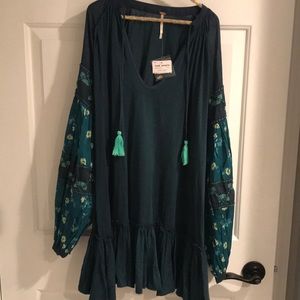 Free people jade boho shirt